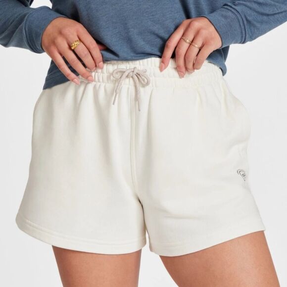 NWT Allbirds The R&R Sweat Short Natural White Organic Pima Cotton Size XL - Picture 1 of 13